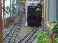 
Tram No 3 at Cosme Velho Station, Corcovado, Rio de Janeiro, September 2008